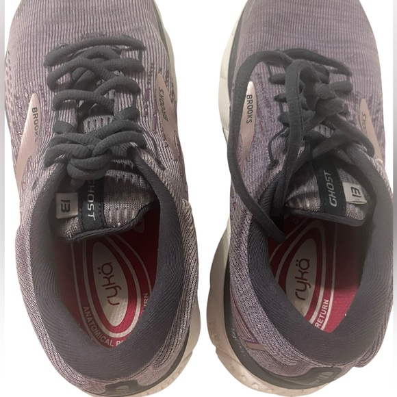 Brooks Ghost 13 Running Shoes Women’s 7.5 Purple Mauve Rose Gold Sneakers - Picture 7 of 12